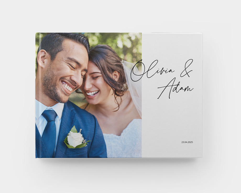 Liggende L fotobog med hårdt omslag