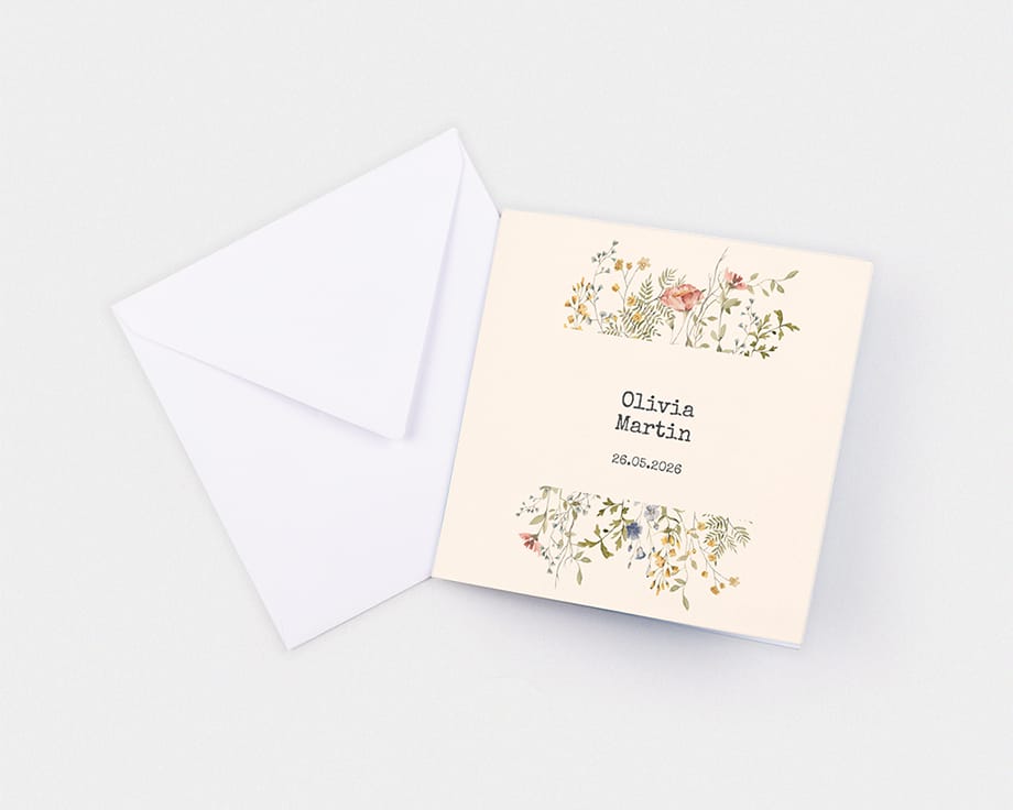 Kvadratiske Foldekort