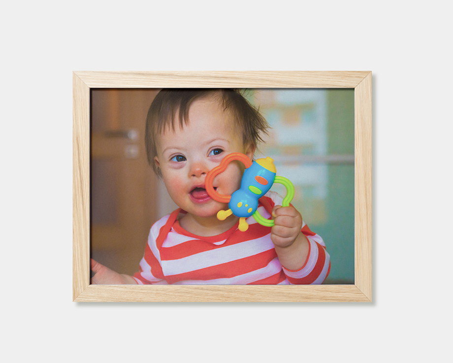 Fotoplakat med ramme