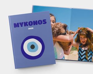 Layflat stående L fotobog med hårdt omslag