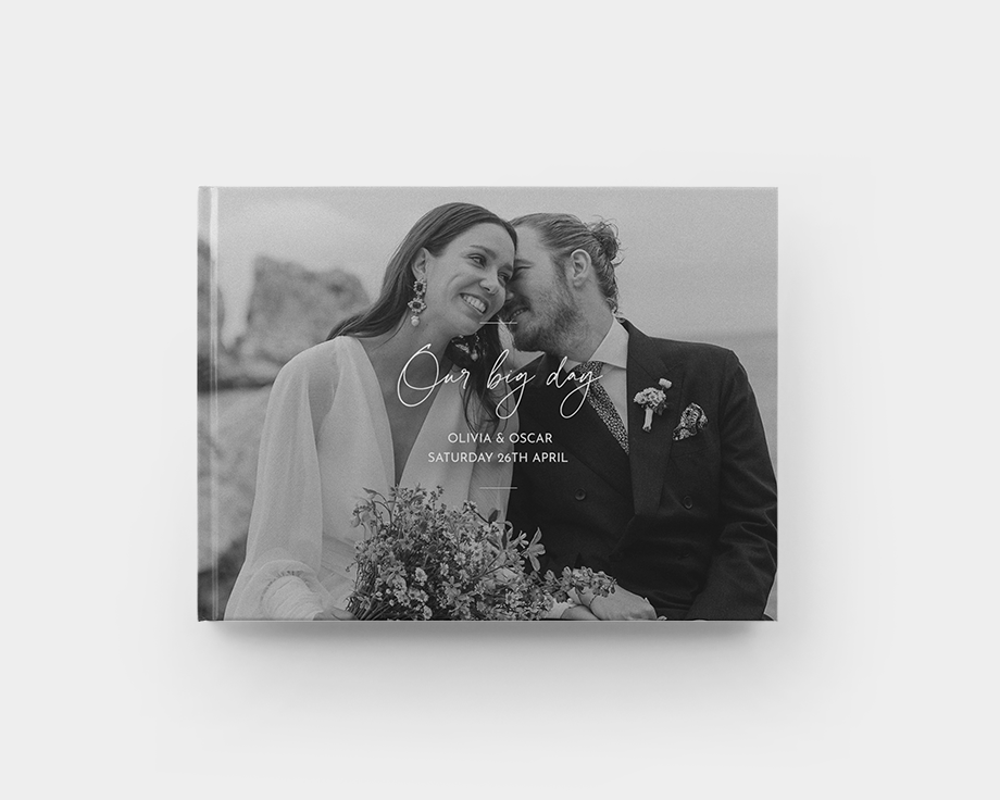 Liggende M fotobog med hårdt omslag