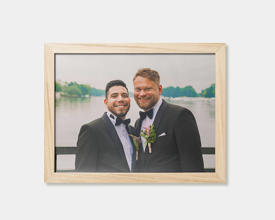 Fotoplakat med ramme