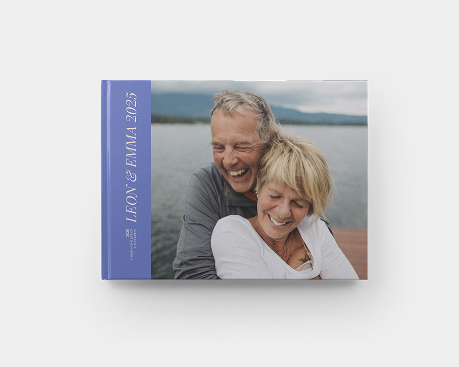 Liggende L fotobog med hårdt omslag