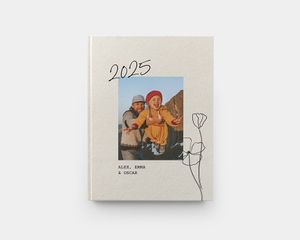Stående L fotobog med hårdt omslag