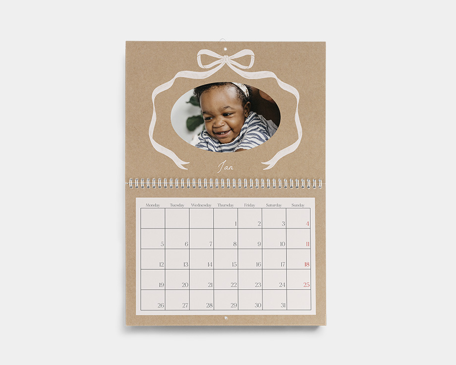 Fotokalender A4 dobbelt