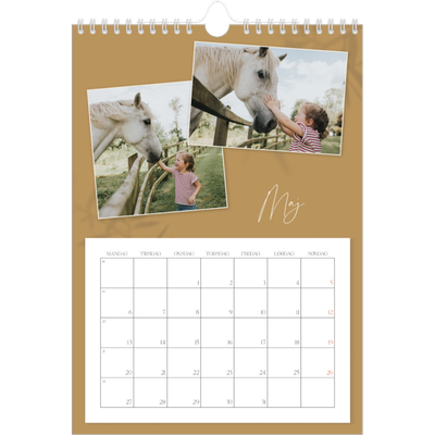 Fotokalender A4 (20 x 30 cm) — Nede på jorden [kalender forside]
