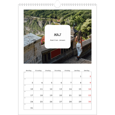 Årskalender A3 — Den fulle historie [Maj]
