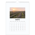 Fotokalender A4 (20 x 30 cm) — Simpelt billede [Marts]