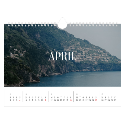 Fotokalender A4 — Endeløs flugt [April]