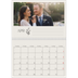 Fotokalender A4 dobbelt (30 x 40 cm) — Initialer i blomst [April]