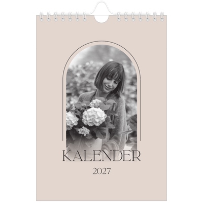 A5 Foto Kalender — Enkel botanisk [kalender forside]