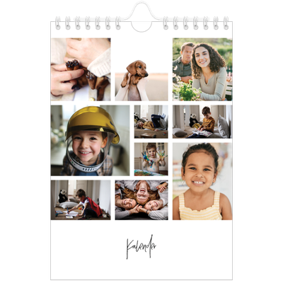 A5 Foto Kalender — Billedcollage [kalender forside]
