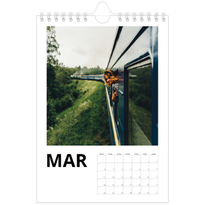 A5 Foto Kalender — White space [Marts]