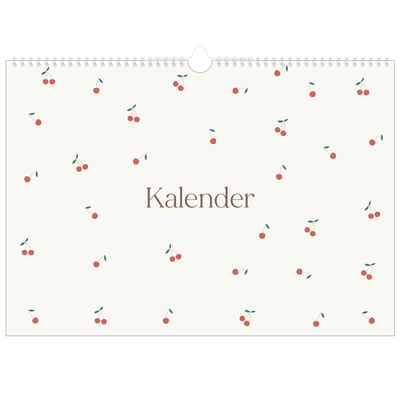 A3 Foto Kalender — Kirsebærlykke [kalender forside]