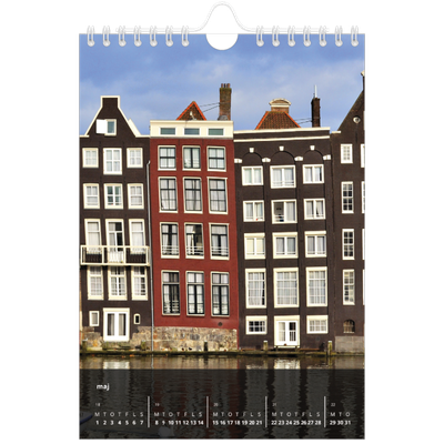 A5 Foto Kalender — Transparent kalender [kalender forside]