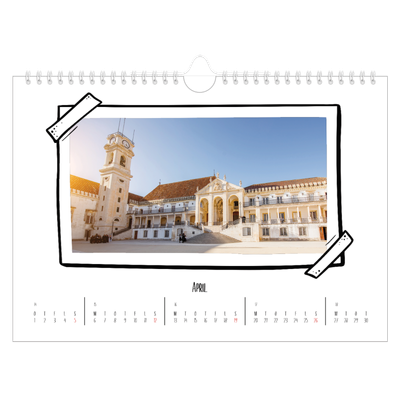 Fotokalender A4 — Albums øjeblik [April]