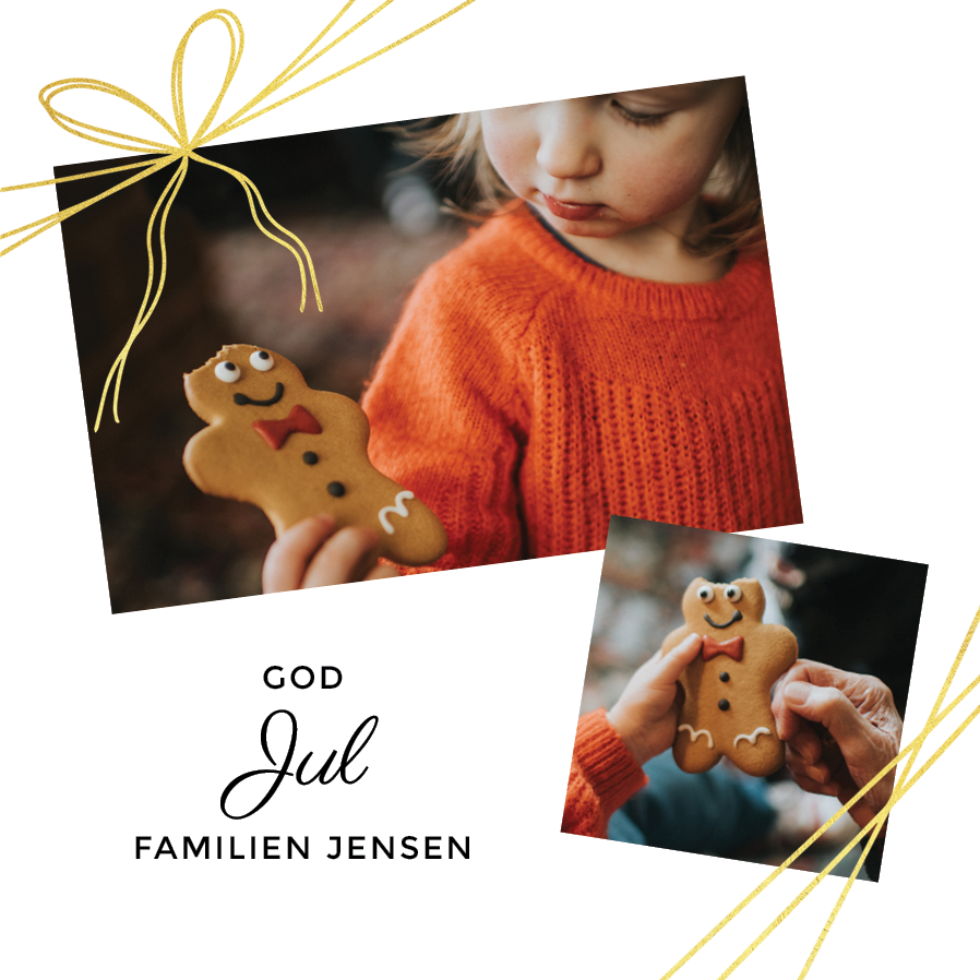 Kort — Elegant julegave