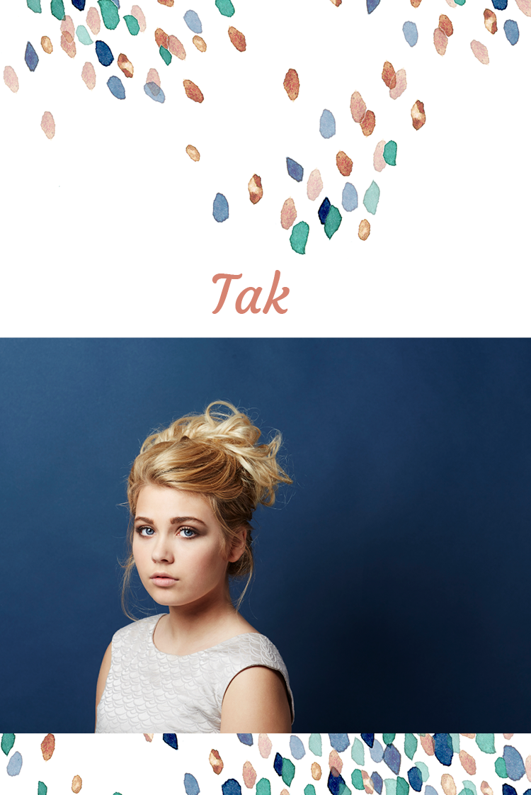 Takkekort — Akvarelspot