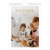 A5 Foto Kalender — Guld stor skrift [kalender forside]