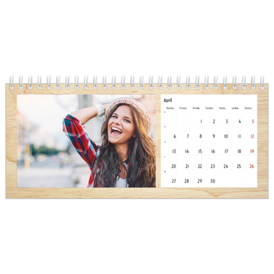 Bordkalendere — Paneler i træ [April]