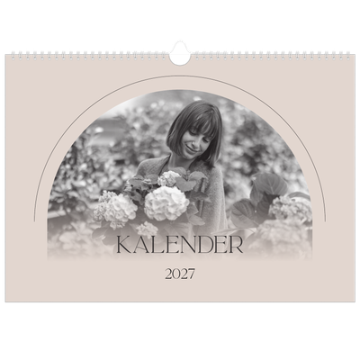 A3 Foto Kalender — Enkel botanisk [kalender forside]