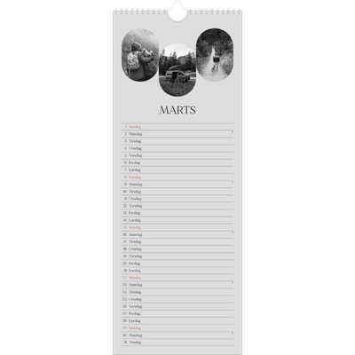 Køkkenkalender  — Den åbne vej [Marts]