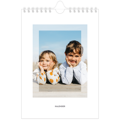 A5 Foto Kalender — Transperant ramme [kalender forside]