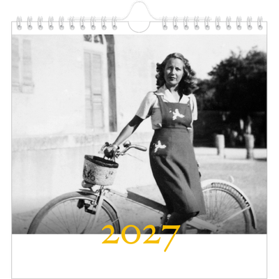 Årskalender kvadratisk — Heritage-stil [kalender forside]