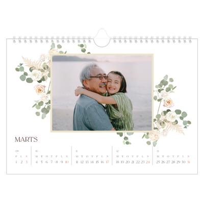 Fotokalender A4 — Bohemsk stil [Marts]