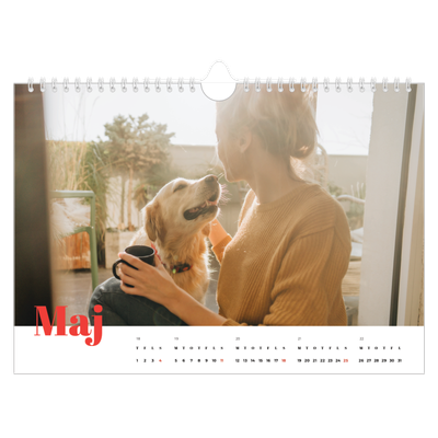 Fotokalender A4 — Et fantastisk år [kalender forside]