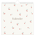 Årskalender kvadratisk — Kirsebærlykke [kalender forside]