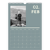Fotokalender A4 (20 x 30 cm) — Moderne og dristig [Februar]