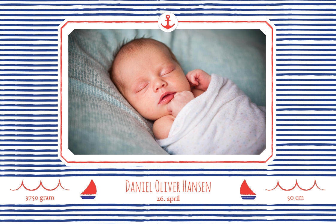 Invitationer — Lille sømand