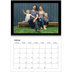 Fotokalender A4 dobbelt (30 x 40 cm) — Sort ramme [Februar]