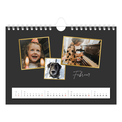 A5 Foto Kalender — Gode minder [Februar]