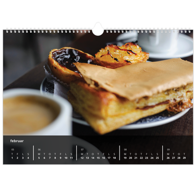 A3 Foto Kalender — Transparent kalender [Februar]