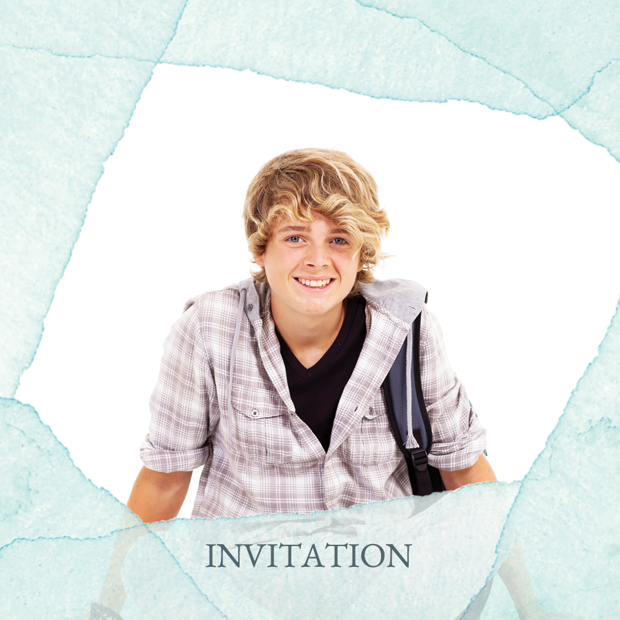 Invitationer — Akrylfarvet ramme