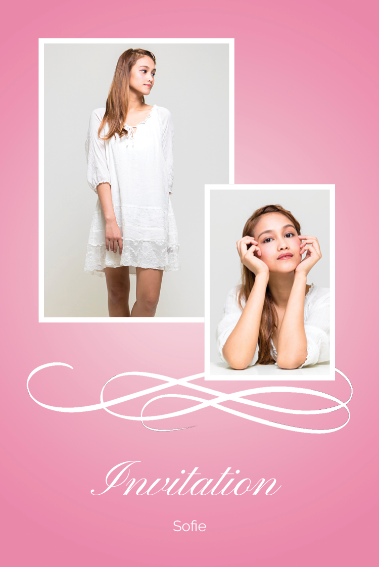 Invitationer — Elsker pink