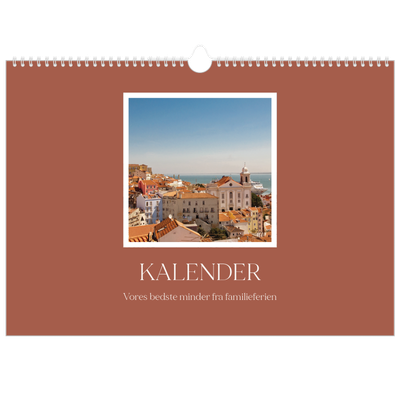 A3 Foto Kalender — Klassiske farver [kalender forside]