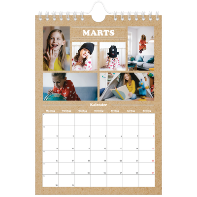 A5 Foto Kalender — Magasinstil [Marts]