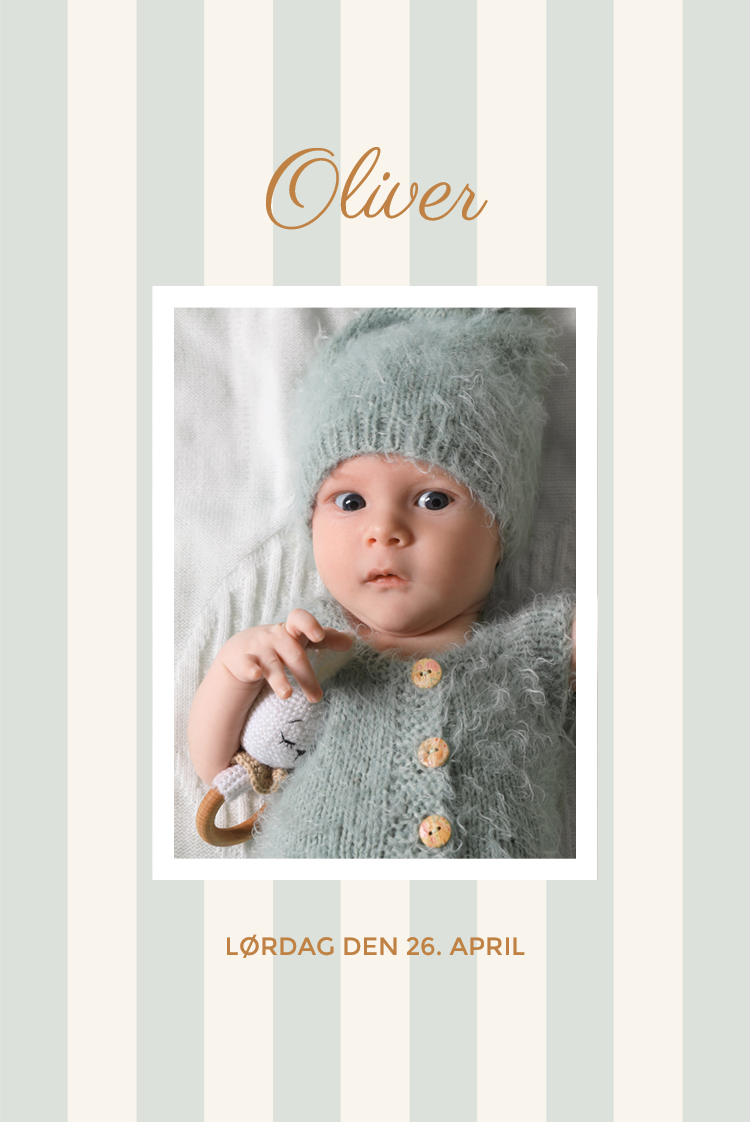 Invitationer — Skrift og striber