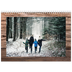 Fotokalender A4 dobbelt (30 x 40 cm) — Paneler i træ [kalender forside]