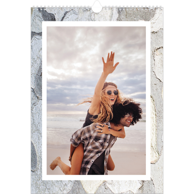 Årskalender A3 — Træbark [kalender forside]