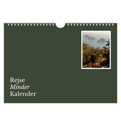 Fotokalender A4 — Redaktionel Jord [kalender forside]