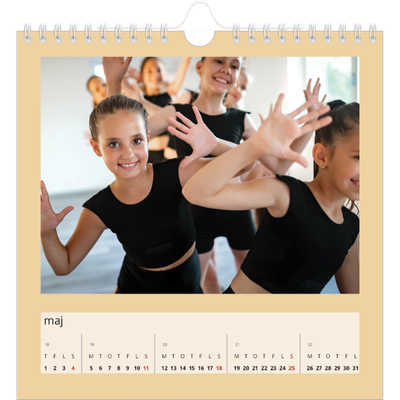 Årskalender kvadratisk — Neo Scandi [kalender forside]