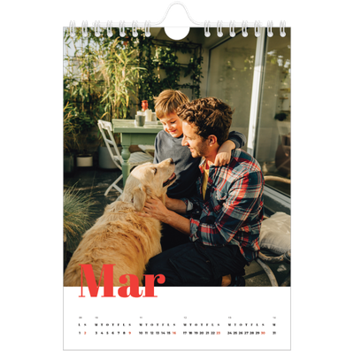 A5 Foto Kalender — Et fantastisk år [Marts]