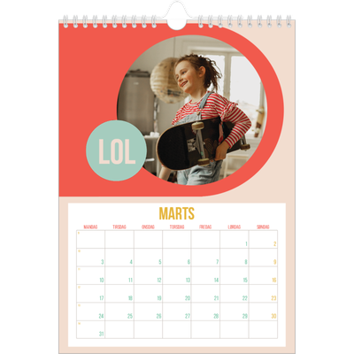 Fotokalender A4 (20 x 30 cm) — Lys og smuk [Marts]