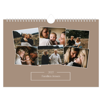 Fotokalender A4 — Vores minder [kalender forside]