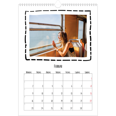 Årskalender A3 — Albums øjeblik [Februar]