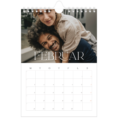 A5 Foto Kalender — Store billeder [Februar]